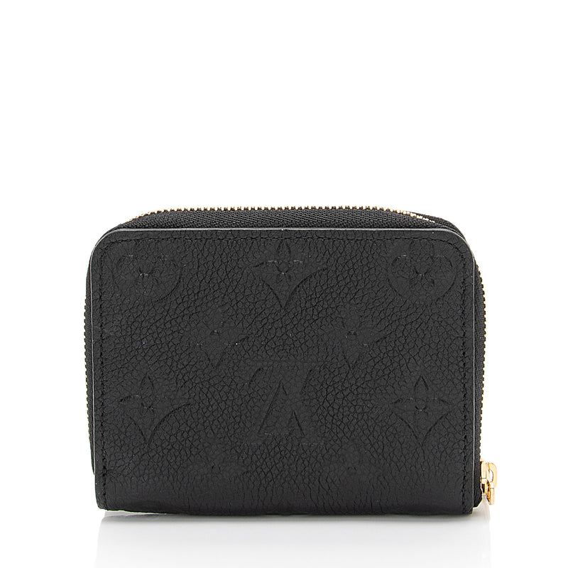 Louis Vuitton Monogram Empreinte Zippy Coin Wallet (SHF-44RZY4)