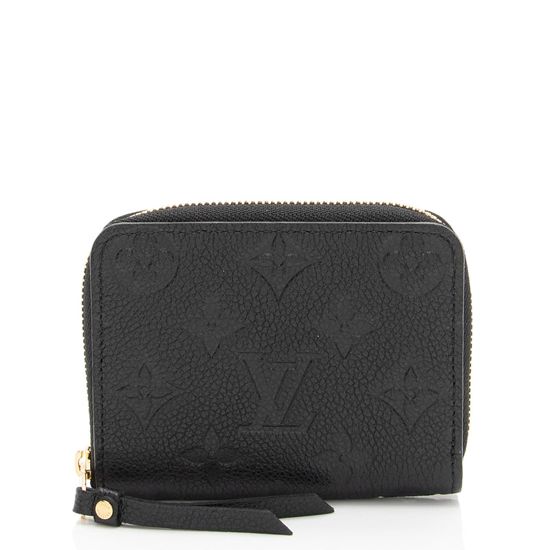 Louis Vuitton Monogram Empreinte Zippy Coin Wallet (SHF-44RZY4)