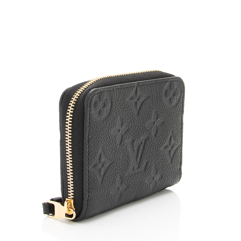 Louis Vuitton Monogram Empreinte Zippy Coin Wallet (SHF-44RZY4)