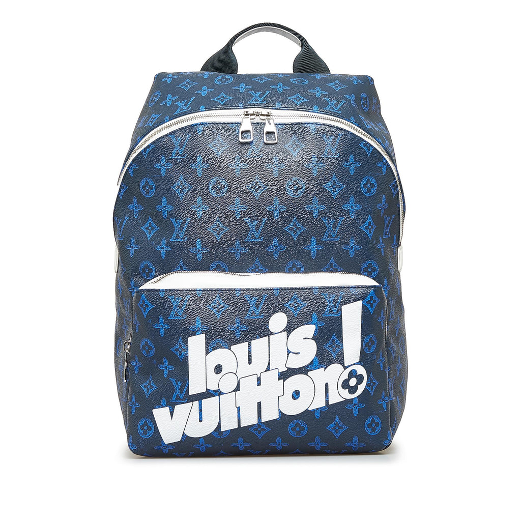 Louis Vuitton Discovery Backpack PM Ink Blue autres Toiles