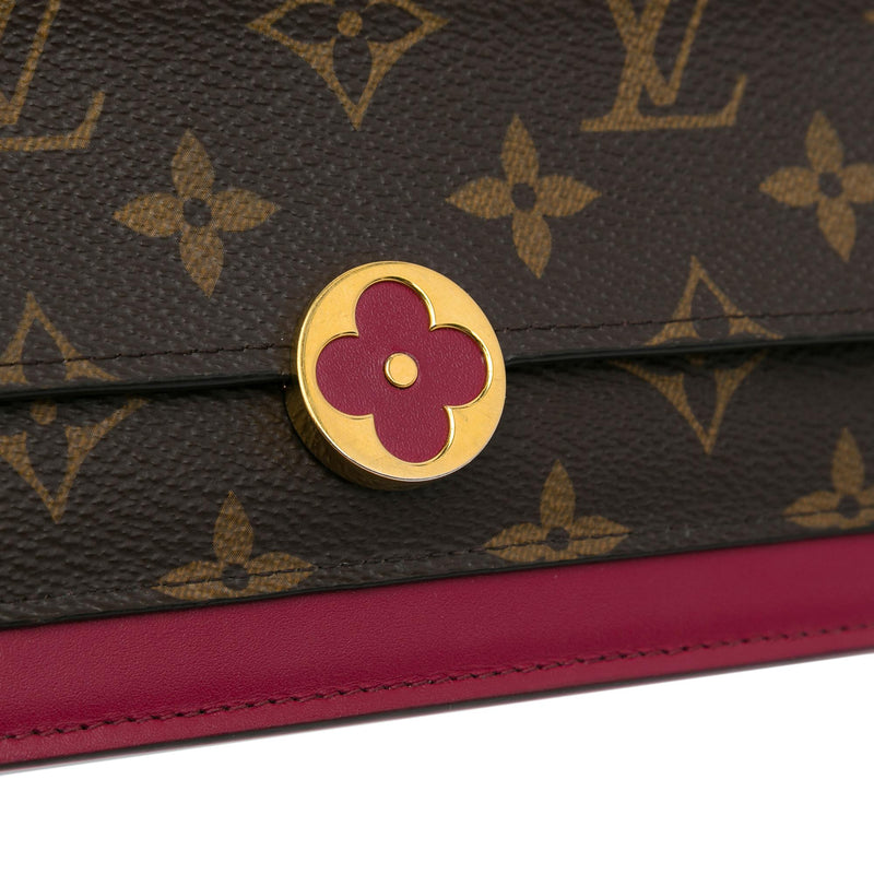 Louis Vuitton Monogram Flore Wallet On Chain (SHG-CJ8SXX)