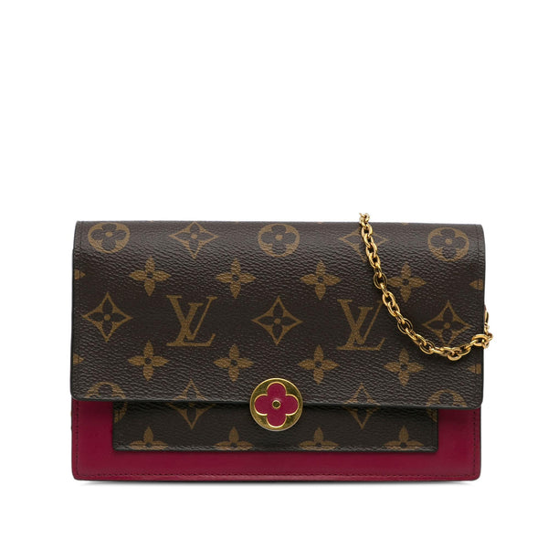 Louis Vuitton Monogram Flore Wallet On Chain (SHG-CJ8SXX)