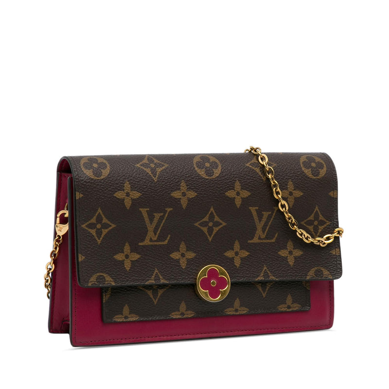 Louis Vuitton Monogram Flore Wallet On Chain (SHG-CJ8SXX)