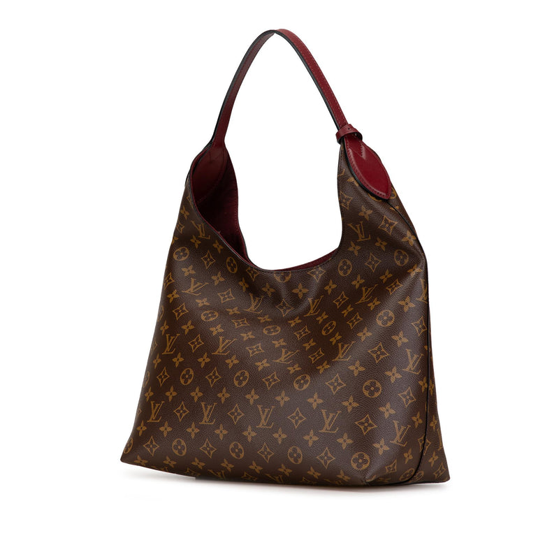 Louis Vuitton Monogram Flower Hobo (SHG-SCVmtj)