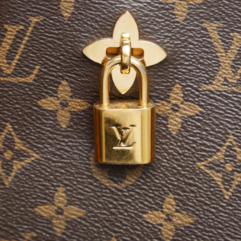 Louis Vuitton Monogram Flower Tote Brown