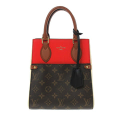 Louis Vuitton Brown Monogram Canvas Fold Tote PM Bag Louis Vuitton