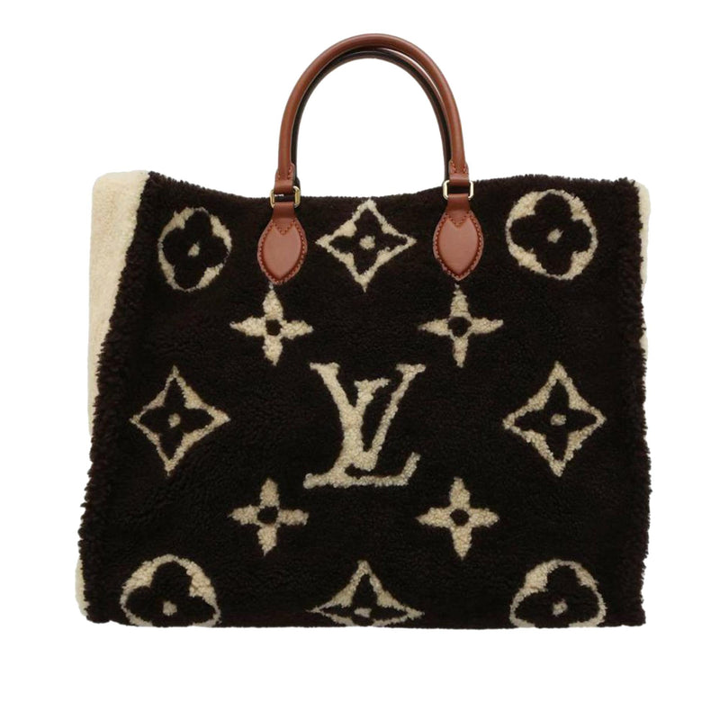 Louis Vuitton Monogram Giant Shearling Teddy Onthego GM (SHG