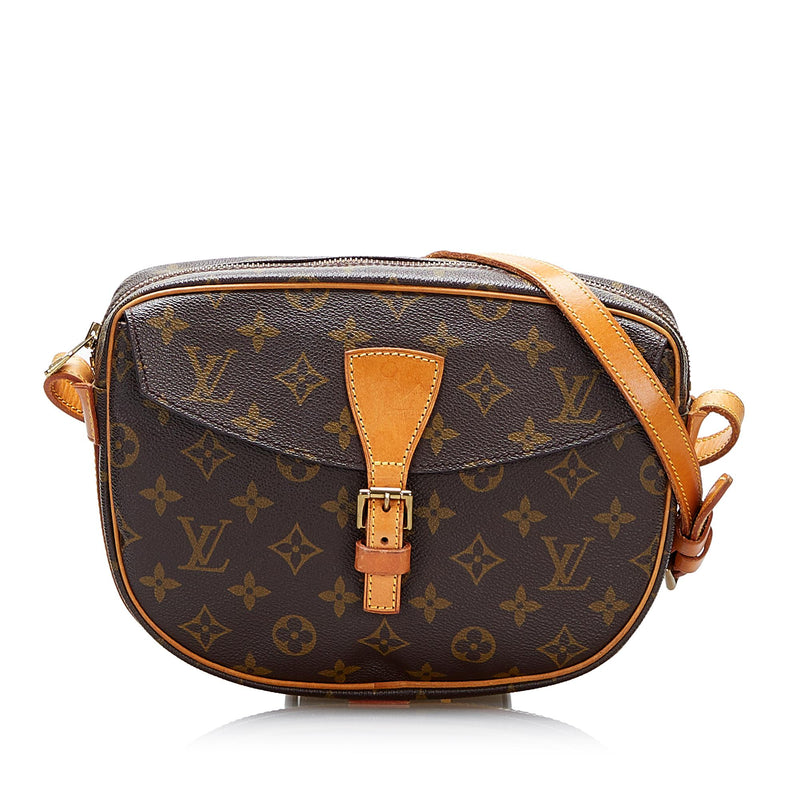 Louis+Vuitton+Jeune+Fille+Shoulder+Bag+Brown+Leather for sale online
