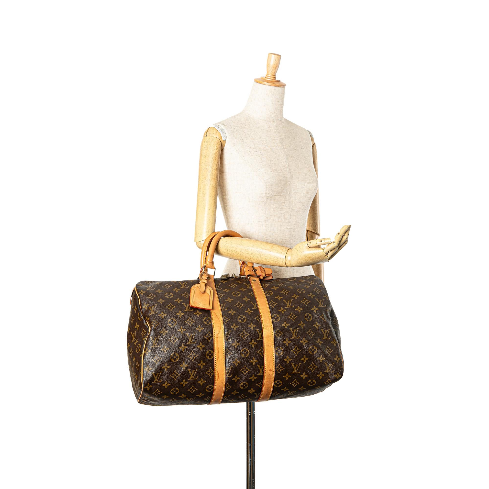 Louis Vuitton Monogram Keepall 45 (SHG-jjtbFn)