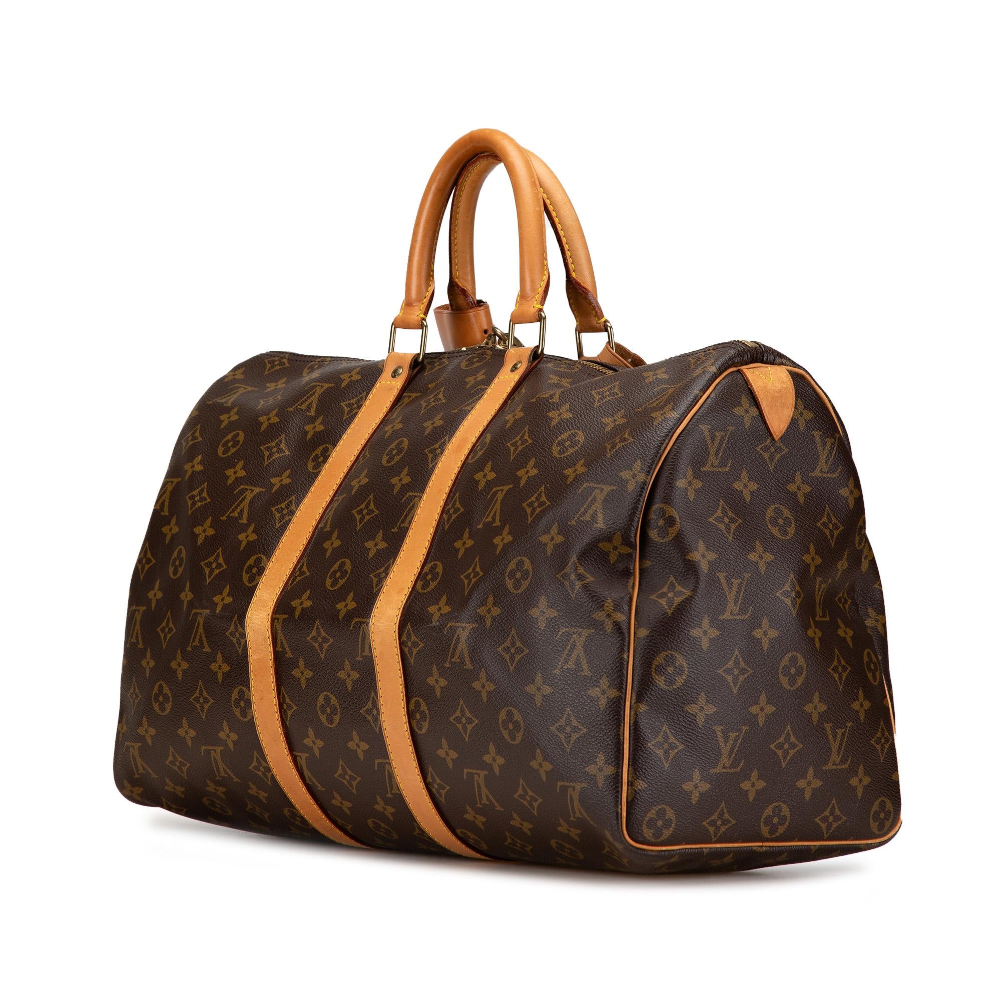 Louis Vuitton Monogram Keepall 45 (SHG-jjtbFn)