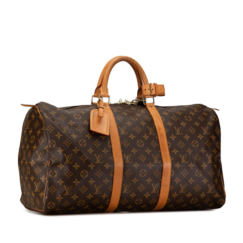 Louis Vuitton Monogram Keepall 50 (SHG-6lXVSf)