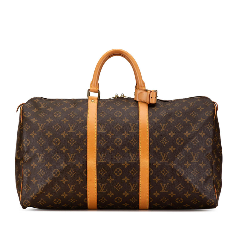 Louis Vuitton Monogram Keepall 50 (SHG-7kGvNq)