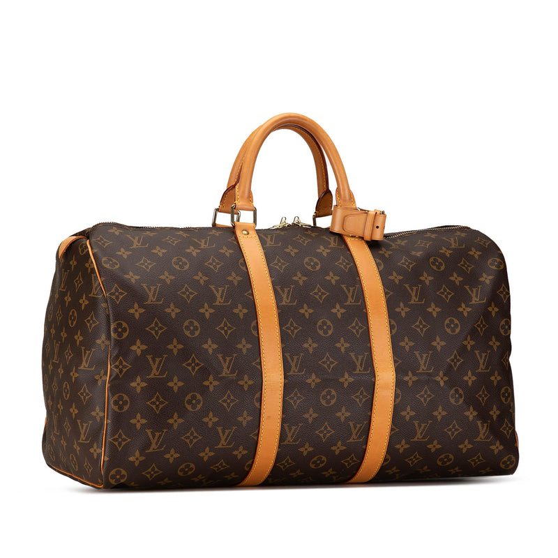 Louis Vuitton Monogram Keepall 50 (SHG-7kGvNq)