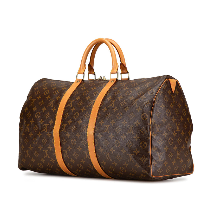 Louis Vuitton Monogram Keepall 50 (SHG-gScWyA)