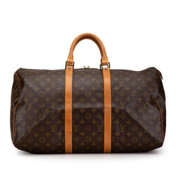 Louis Vuitton Monogram Keepall 50 (SHG-OG0sAX)