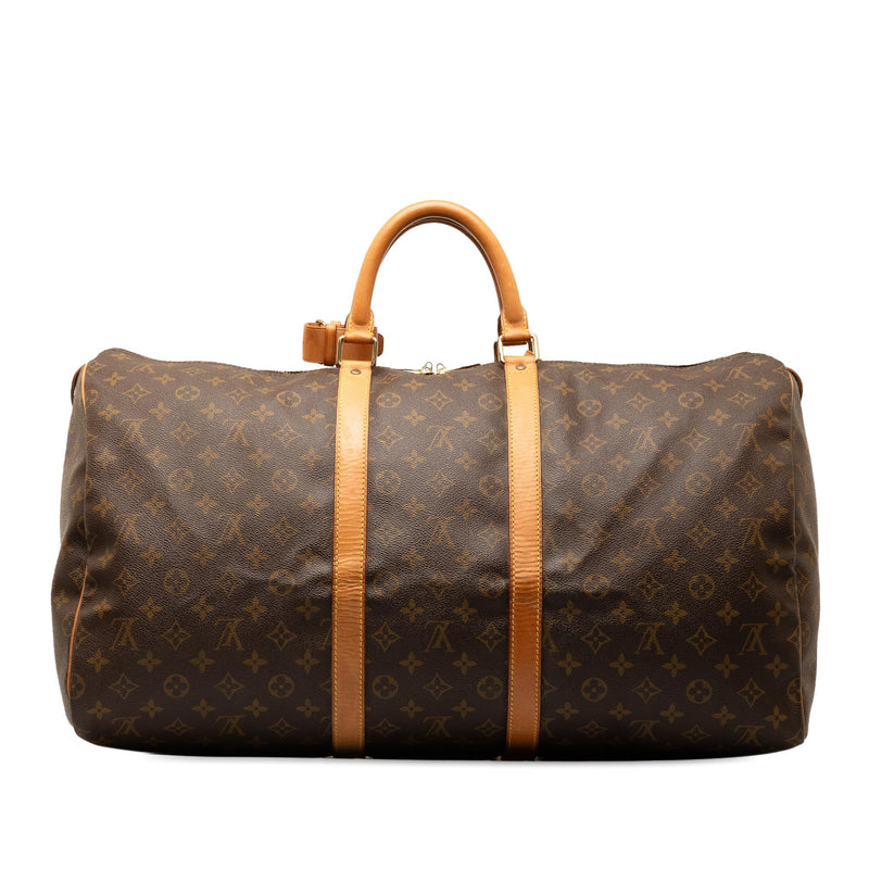 Louis Vuitton Monogram Keepall 55 (SHG-dk7aoI)