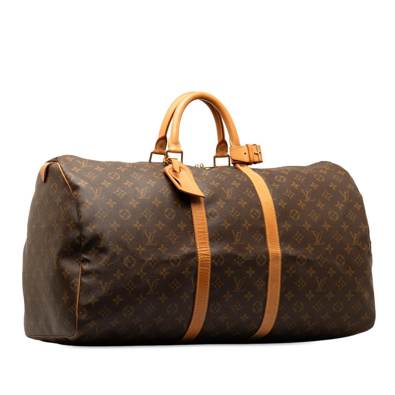 Louis Vuitton Monogram Keepall 55 (SHG-dk7aoI)