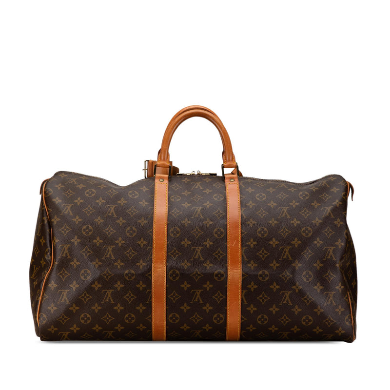 Louis Vuitton Monogram Keepall 55 (SHG-gHqMQT)