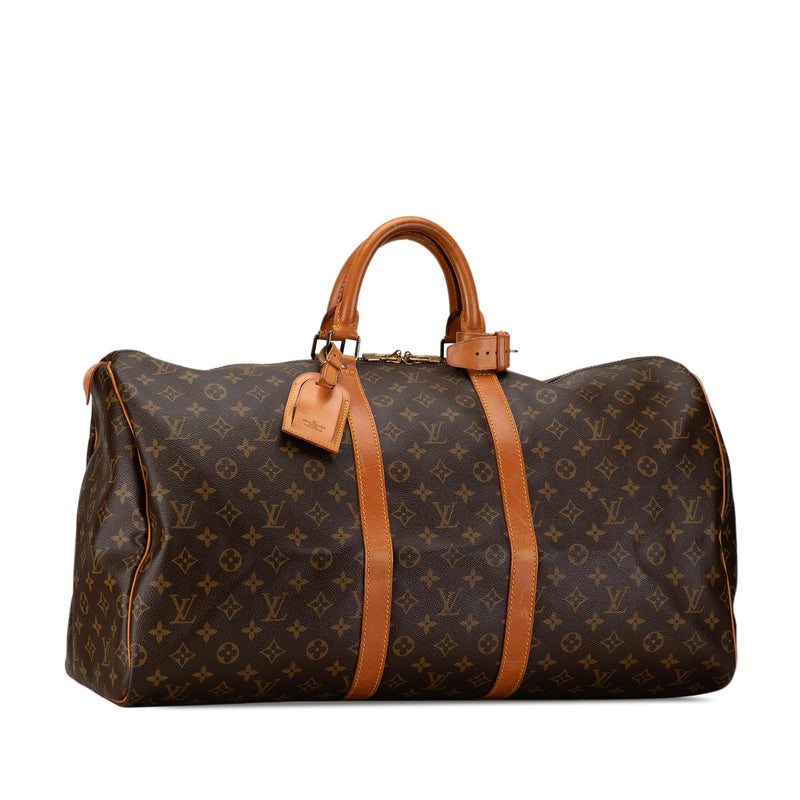 Louis Vuitton Monogram Keepall 55 (SHG-gHqMQT)