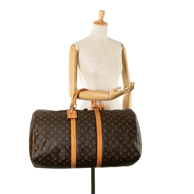 Louis Vuitton Monogram Keepall 55 (SHG-texaNE)