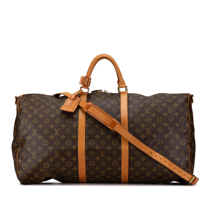 Louis Vuitton Monogram Keepall Bandouliere 60 (SHG-TmufKh)