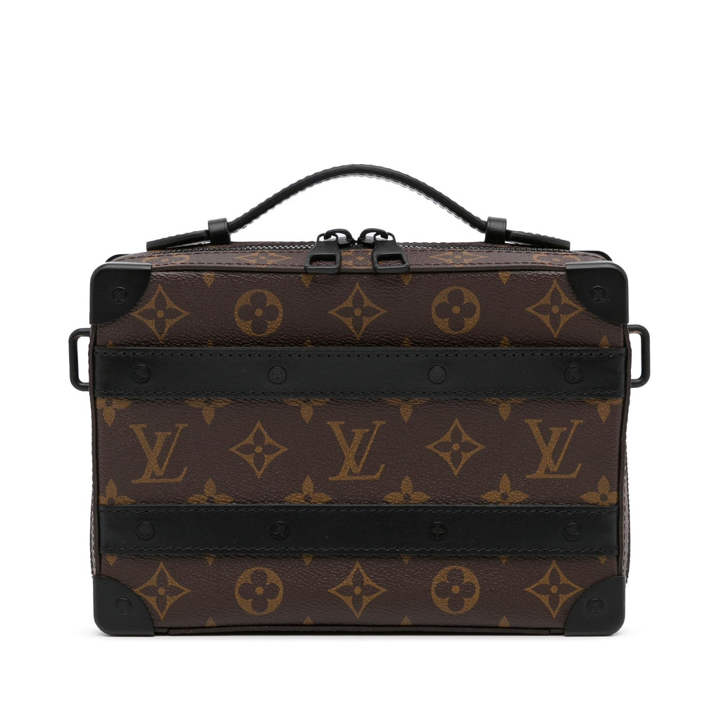 LOUIS VUITTON Monogram Macassar Handle Soft Trunk Shoulder Bag