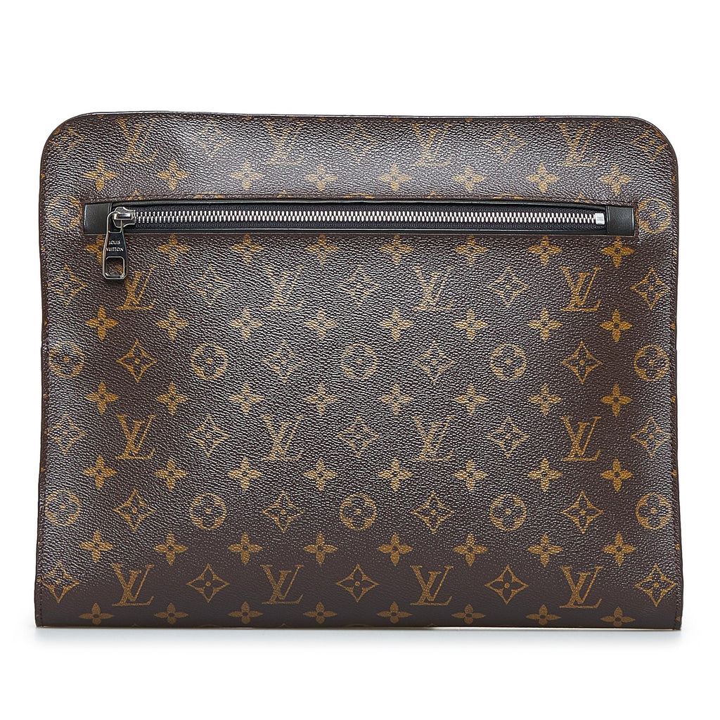 Louis Vuitton Poche Documents Portfolio Monogram Brown Case