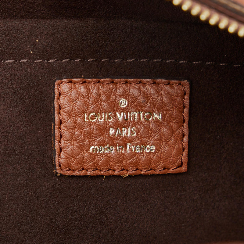Louis Vuitton Monogram Mahina Leather Lunar PM Bag