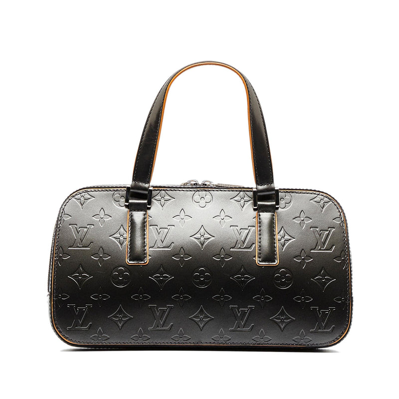 Louis Vuitton Dark Grey Monogram Mat Shelton Satchel Bag Louis Vuitton