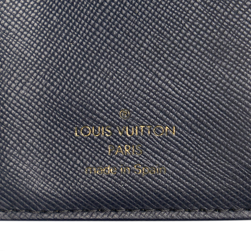 Louis Vuitton Grey Monogram Mini Lin Small Ring Agenda PM Diary Cover 340lvs519