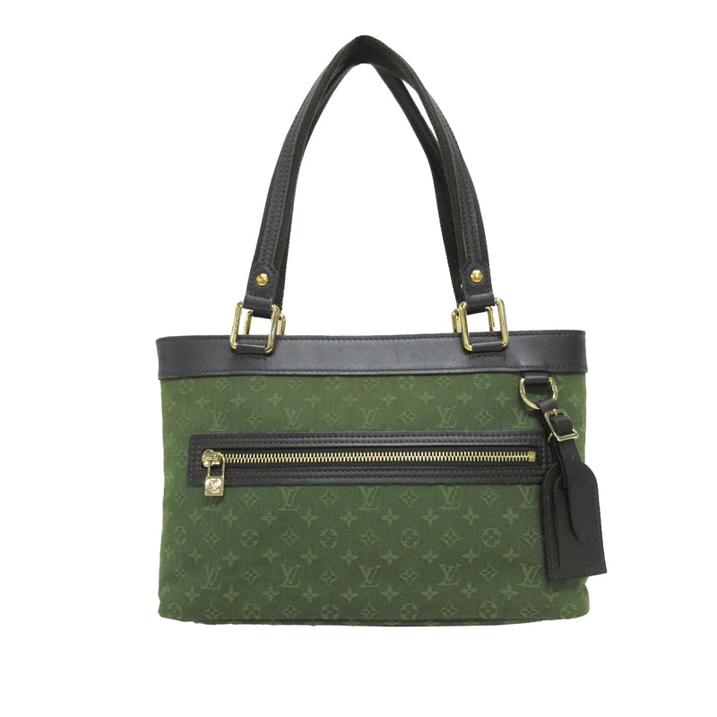 Louis Vuitton Monogram Mini Lin Alma Long - Green Handle Bags