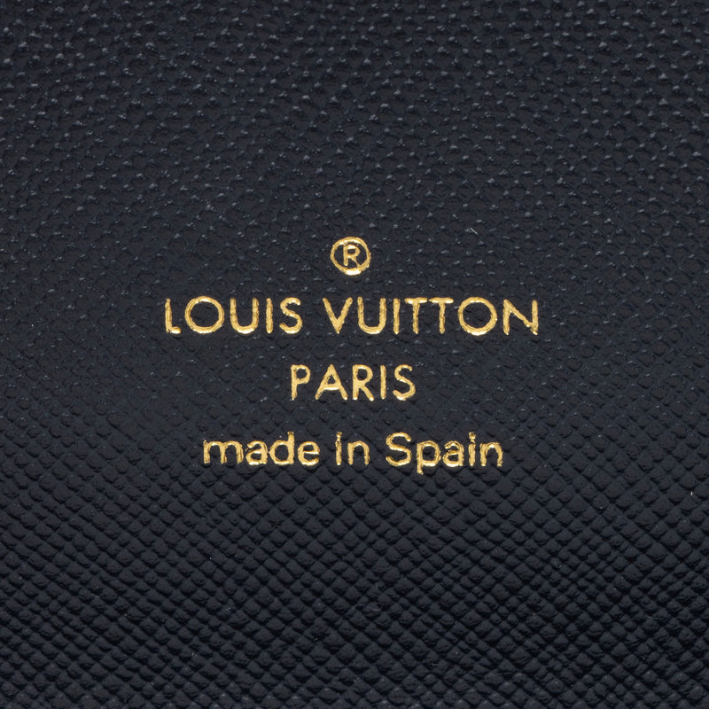 Gray Louis Vuitton Monogram Mini Lin Porte Tresor International