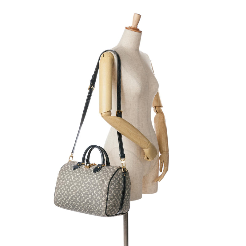 Louis Vuitton Monogram Mini Lin Speedy Bandouliere 30 (SHG-yNYH7c)