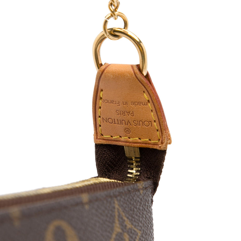Louis Vuitton Monogram Patch Mini Pochette Accessoires (SHG-QoHOG6