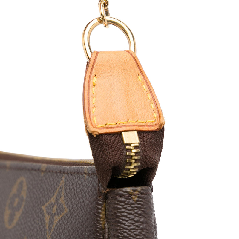Louis Vuitton Brown Monogram Mini Lin Pochette Accessoires