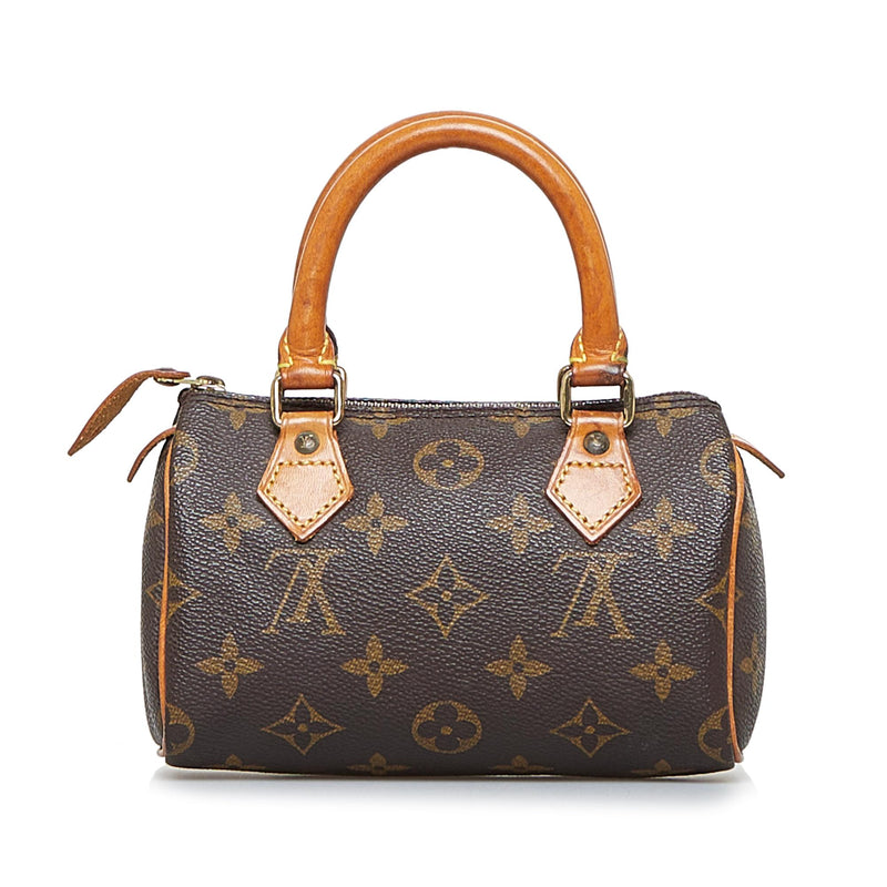 LOUIS VUITTON BROWN MONOGRAM MINI SPEEDY BAG