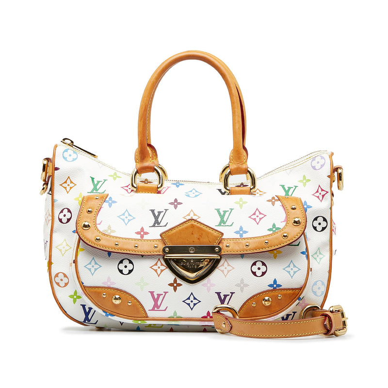 Louis Vuitton Rita handbag in white multicolor monogram canvas and