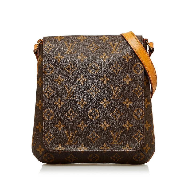 Louis Vuitton Brown Canvas Monogram Musette Tango Short Strap Shoulder Bag  Louis Vuitton