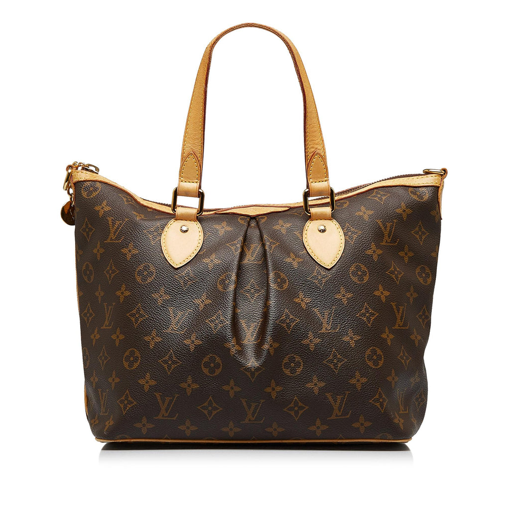 Louis Vuitton Palermo PM Tote Bag Shoulder Bag Monogram Brown