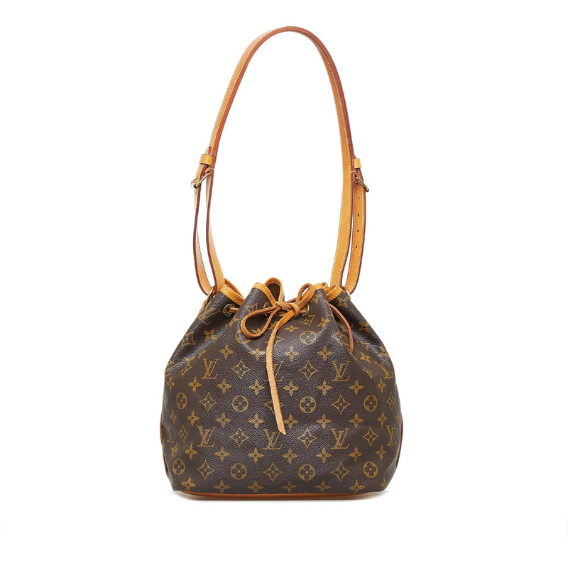 Louis Vuitton Monogram Canvas Petit Noe Shoulder Bag (SHF-qUiBgQ) – LuxeDH