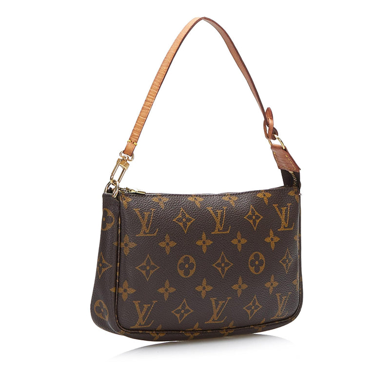 Louis Vuitton Key Pouch Monogram Brown in Coated Canvas with Gold-Tone - US