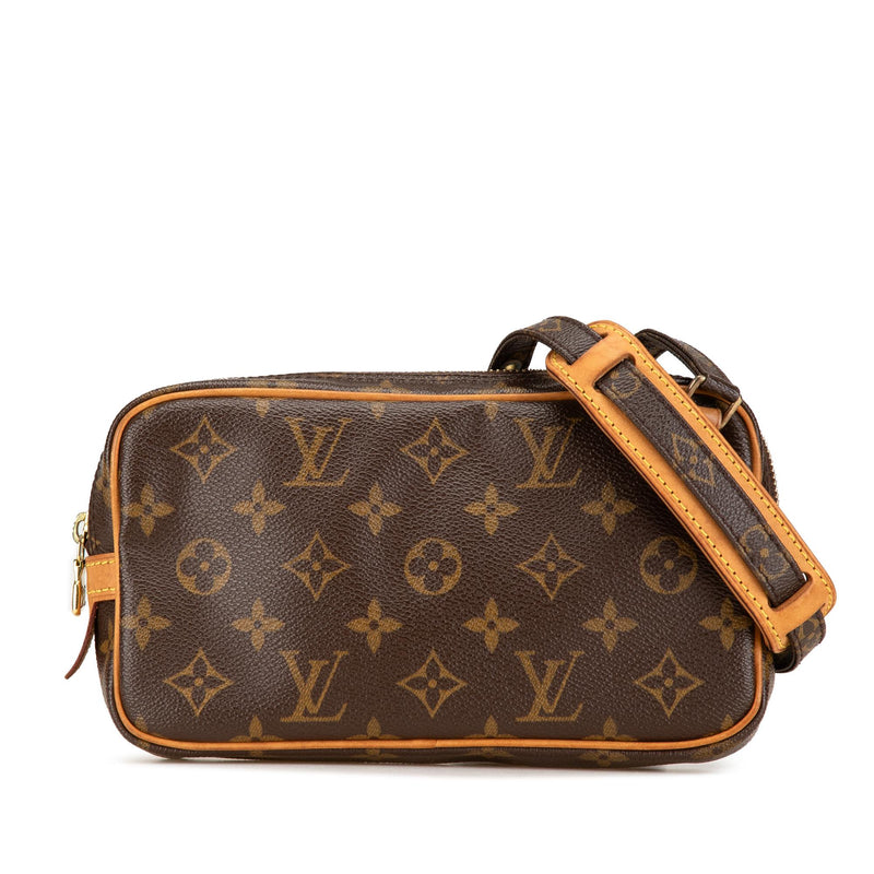 Louis Vuitton Monogram Pochette Marly Bandouliere (SHG-ACPAJY)