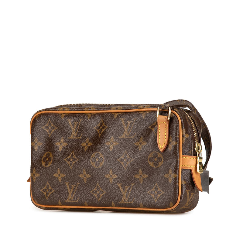 Louis Vuitton Monogram Pochette Marly Bandouliere (SHG-ACPAJY)