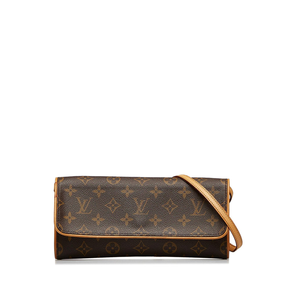 LOUIS VUITTON Monogram Pochette Twin GM