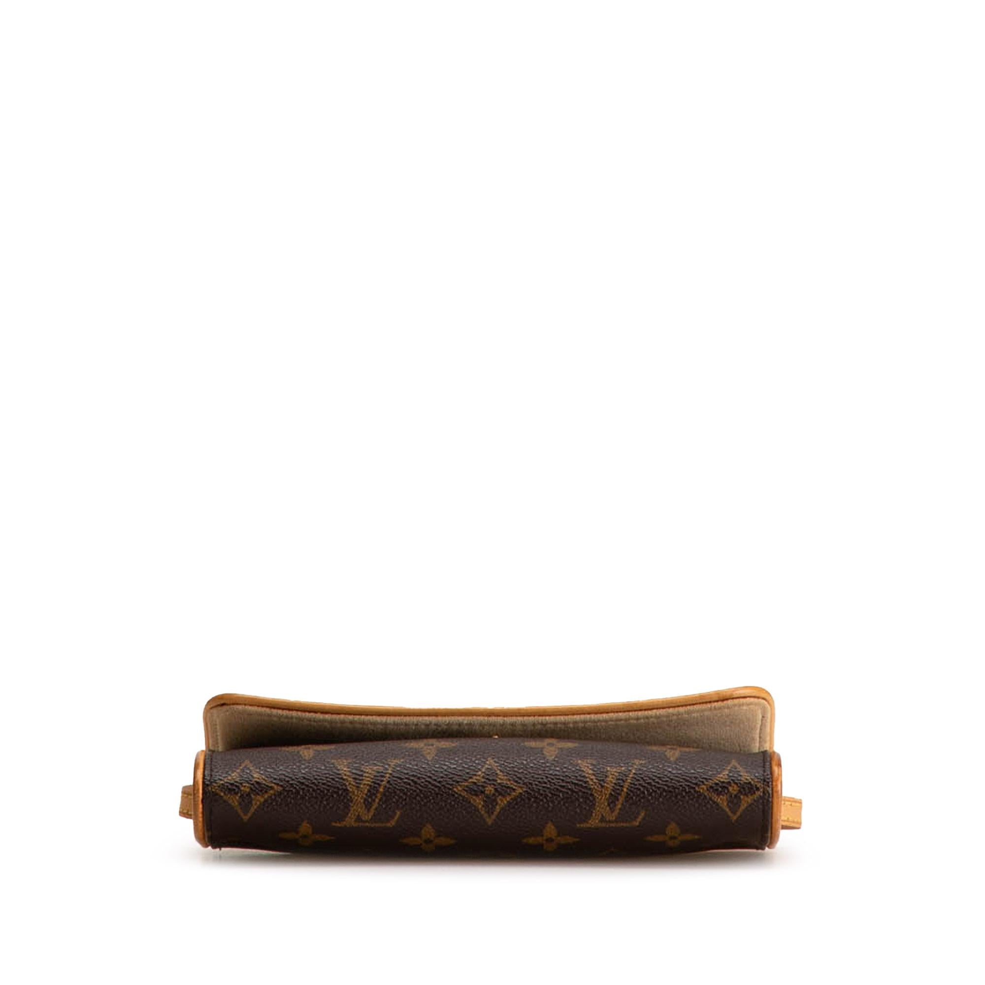 Louis Vuitton Monogram Pochette Twin PM (SHG-3umClu)