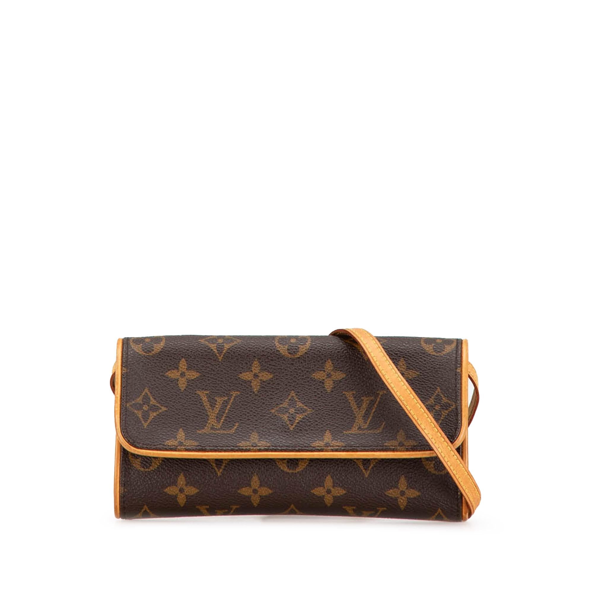 Louis Vuitton Monogram Pochette Twin PM (SHG-3umClu)