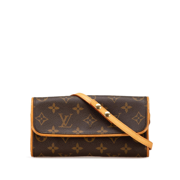 Louis Vuitton Monogram Pochette Twin PM (SHG-PXoyLH)