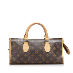 Louis+Vuitton+Popincourt+Shoulder+Bag+Brown+Leather for sale