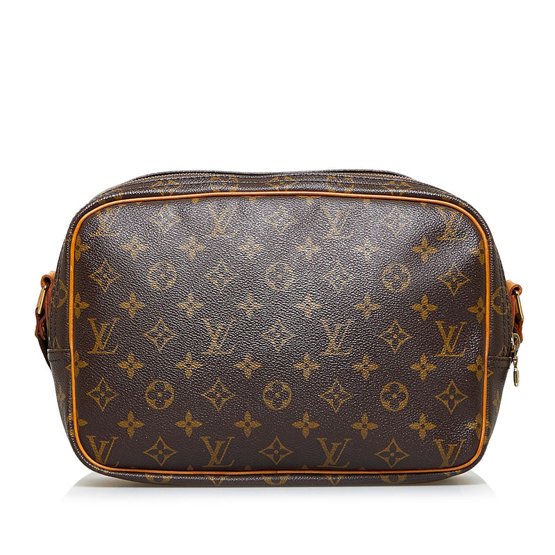 Louis Vuitton Reporter Pm Brown Canvas Handbag (Pre-Owned)