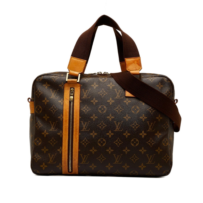 Louis Vuitton Brown, Pattern Print Monogram Sac Bosphore